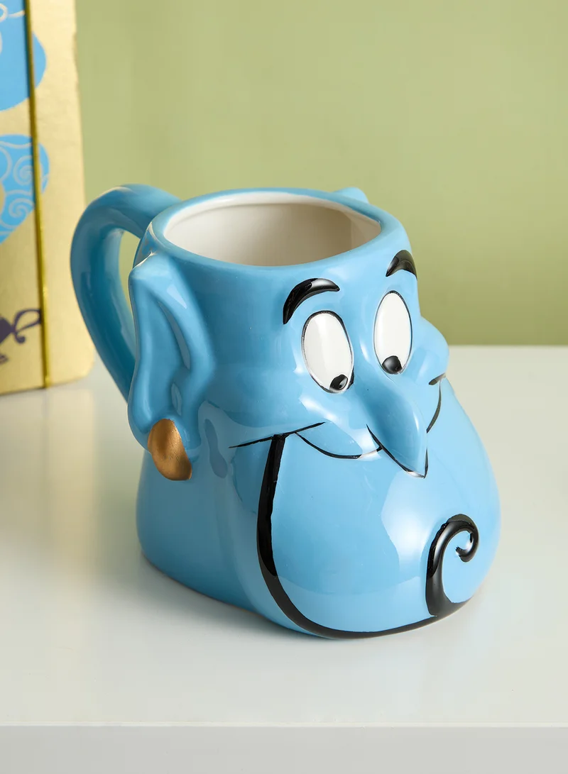 Half Moon Bay Disney Aladdin Genie Mug Shaped W/Lid Boxed