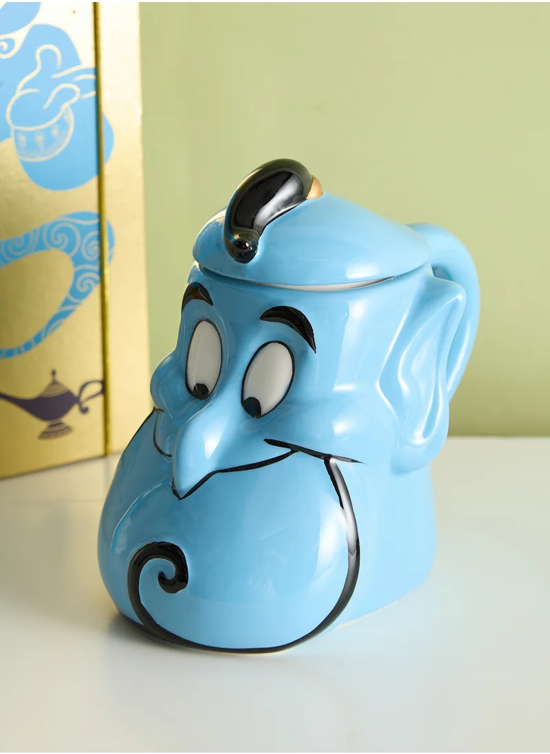 Half Moon Bay Disney Aladdin Genie Mug Shaped W/Lid Boxed