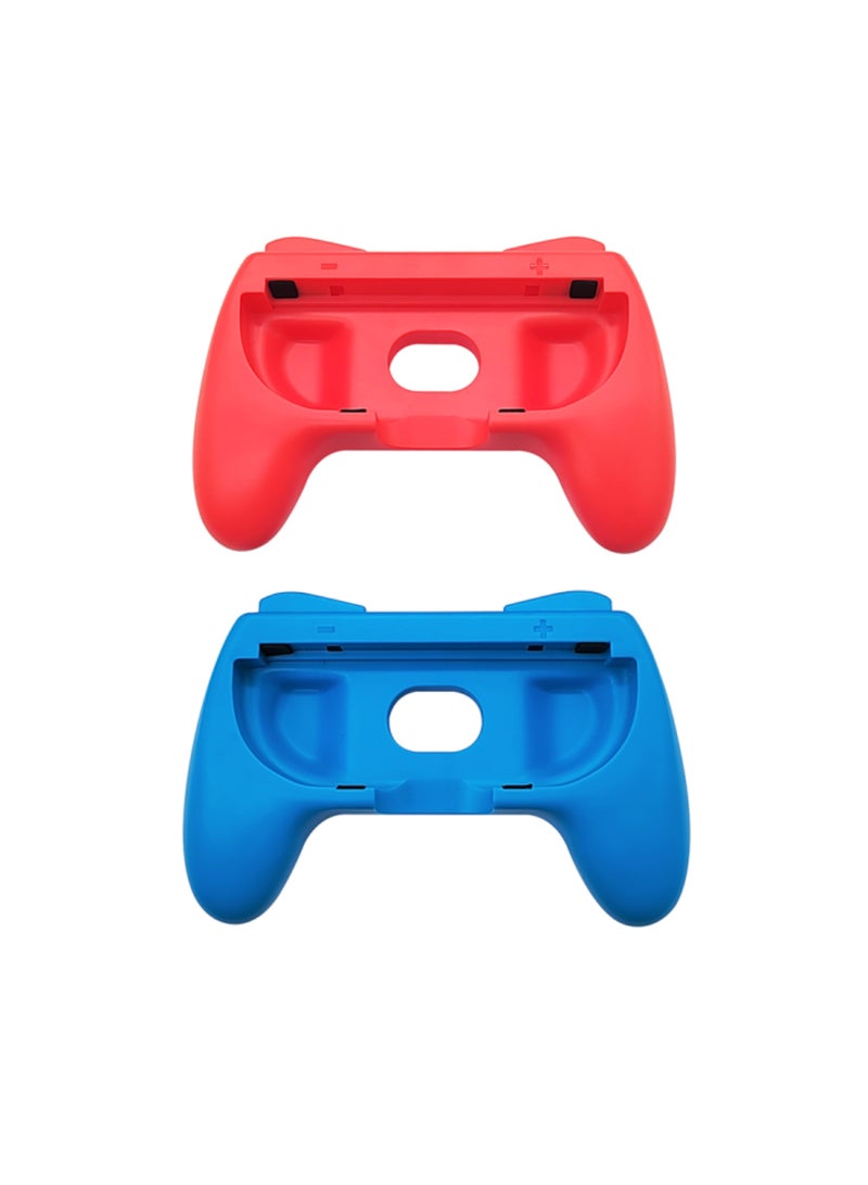 Gamertek Controller Grips For Nintendo Switch 2 – Blue And Red Edition | Ergonomic Joy-Con Hand Grips For Enhanced Comfort And Control - Image 2