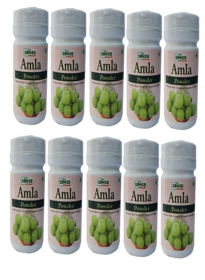 SANSU مسحوق أملا من سانسو، مسحوق لنمو الشعر، يحسن نمو الشعر، مسحوق أملا 100 غرام (عبوة من 10) - Image 1