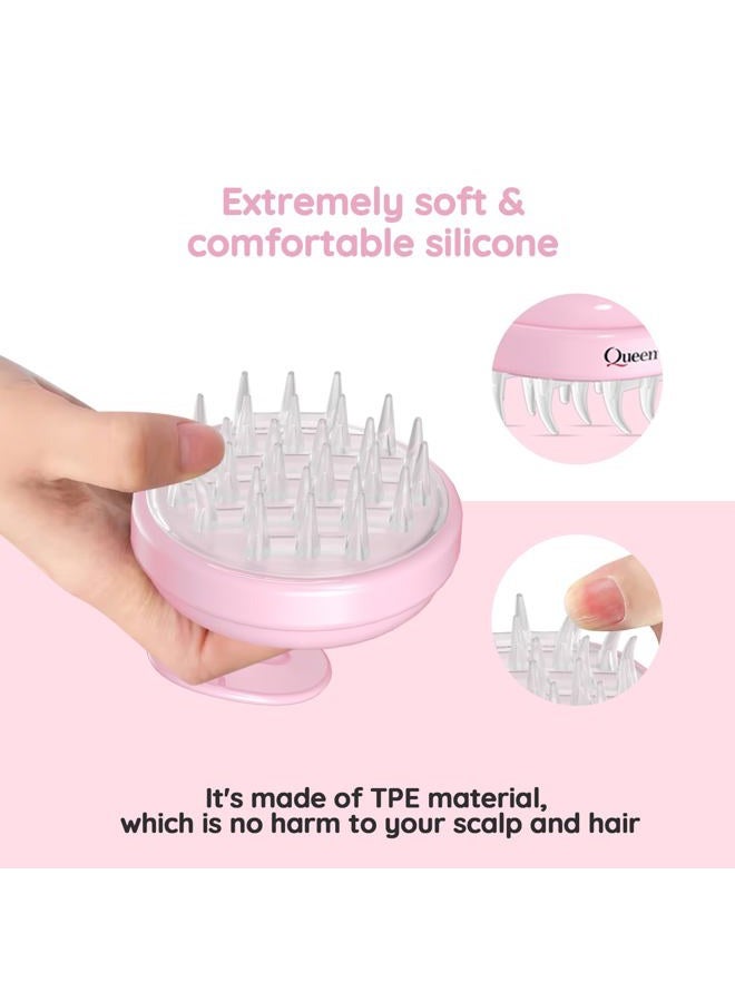 Queenwill Electric Scalp Massager, Scalp Scrubber, Cordless Hair Scalp Massager Portable Head Scratching Massager with 2 Modes Vibration Comb for Hair Growth, Deep Cleansing and Stress Relaxation - Image 2