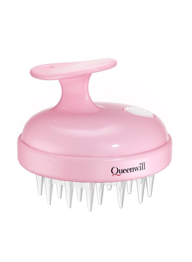 Queenwill Electric Scalp Massager, Scalp Scrubber, Cordless Hair Scalp Massager Portable Head Scratching Massager with 2 Modes Vibration Comb for Hair Growth, Deep Cleansing and Stress Relaxation - Image 1