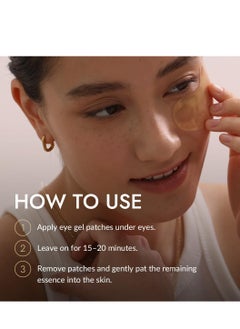 MIZON MIZON 24K Gold and Snail Mucin Hydrogel Under Eye Patches for Puffy Eyes Dark Circles Moisturizing Fine Lines Korean Skincare Pack of (Pack of 2, 120 Pairs)  - Image 5