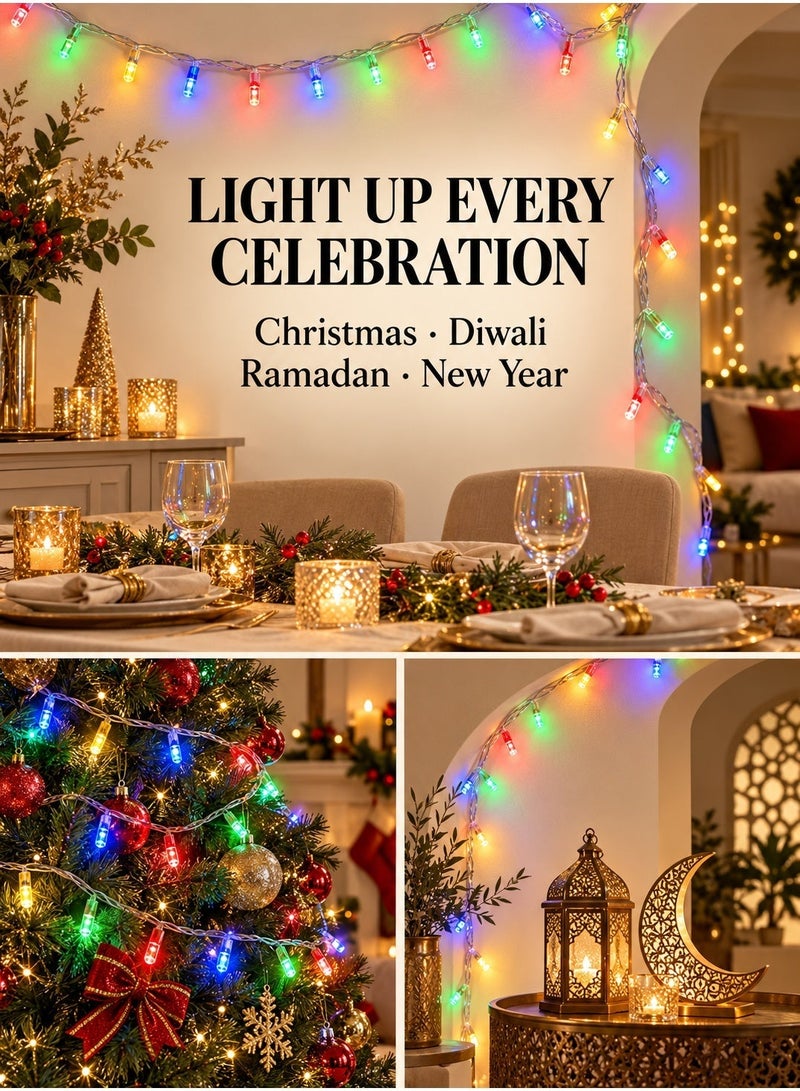 MODI 40M RGB LED Strip Light, 15W 360 LEDs IP44 Waterproof Color Changing Rope Light for Christmas Tree, Outdoor Garden, Ramadan & Large Scale Festive Party Decor - Image 2