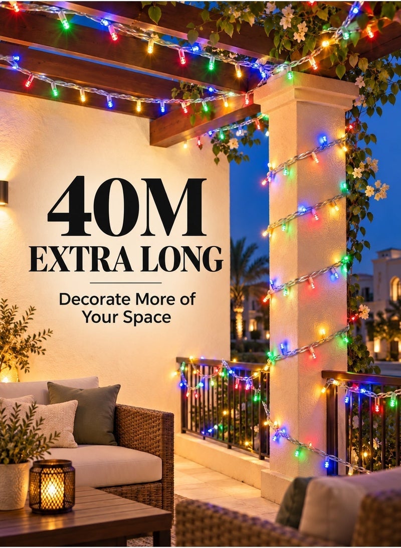 MODI 40M RGB LED Strip Light, 15W 360 LEDs IP44 Waterproof Color Changing Rope Light for Christmas Tree, Outdoor Garden, Ramadan & Large Scale Festive Party Decor - Image 4
