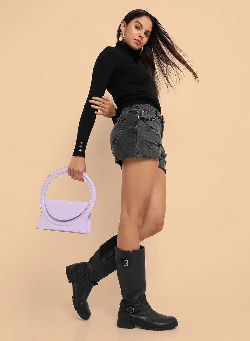 Haute Sauce Halo Handbag - Lilac