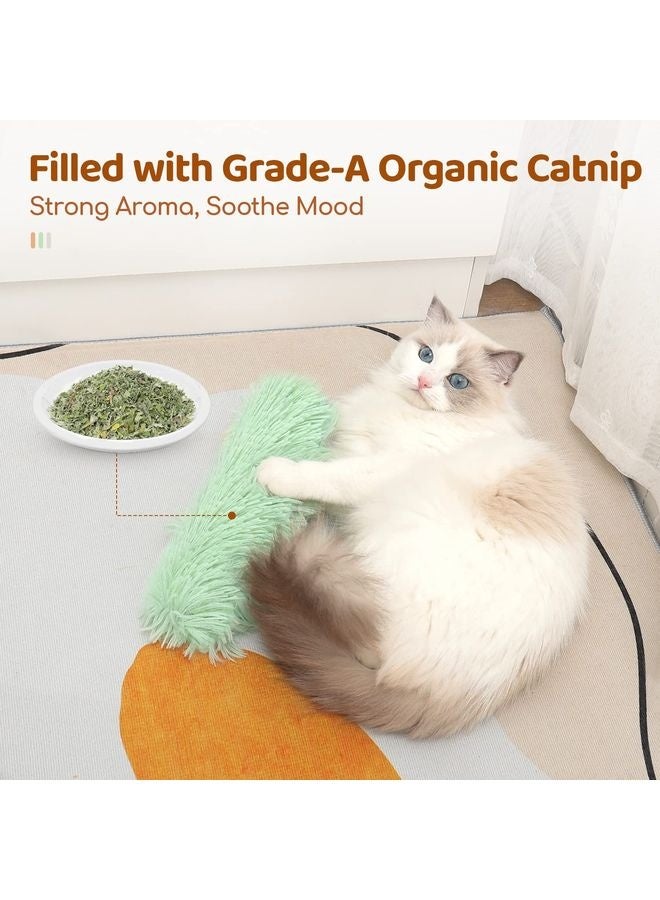 وسائد ألعاب القط، 3 حزمة، لينة ومتينة تجعد الصوت مع Catnip في الداخل، التفاعلي داخل ركلة القط، تعزيز تمارين كيتي - Image 3