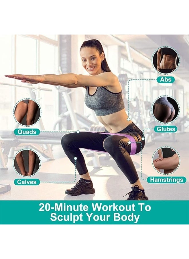 PRITZKER Resistance Bands for Legs and Butt – Premium Wide Hip Booty Bands Set for Women & Men, Non-Slip Fabric Exercise Bands for Glutes, Thighs & Full-Body Workouts – Heavy-Duty Stretch Resistance Loops for Fitness, Gym, Yoga, Home Workouts & Sports Training - Image 4
