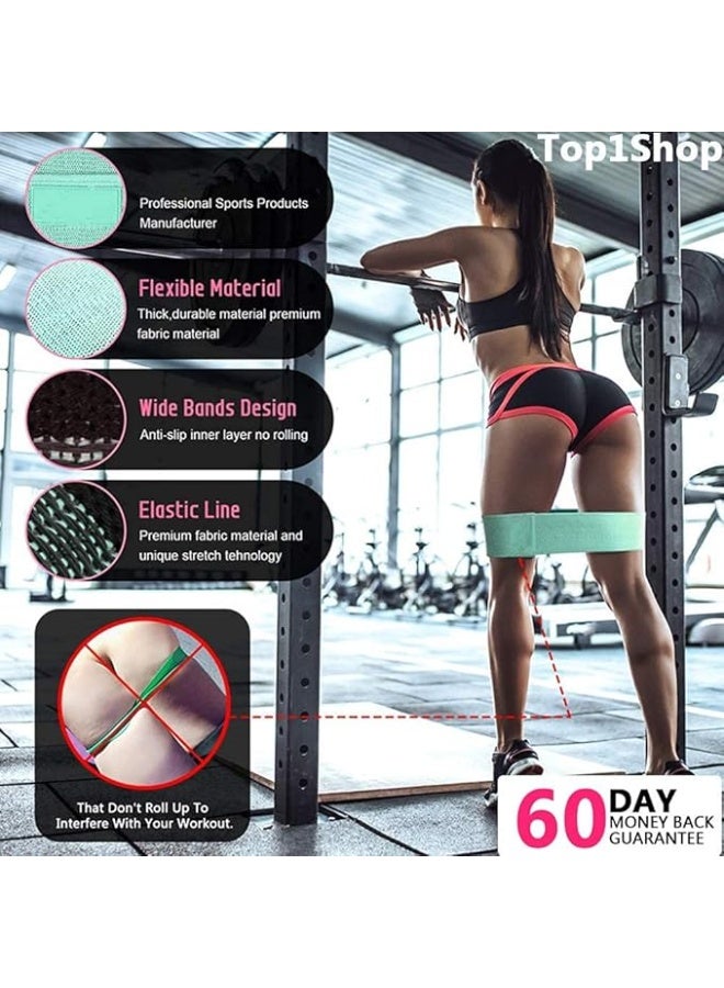 PRITZKER Resistance Bands for Legs and Butt – Premium Wide Hip Booty Bands Set for Women & Men, Non-Slip Fabric Exercise Bands for Glutes, Thighs & Full-Body Workouts – Heavy-Duty Stretch Resistance Loops for Fitness, Gym, Yoga, Home Workouts & Sports Training - Image 5