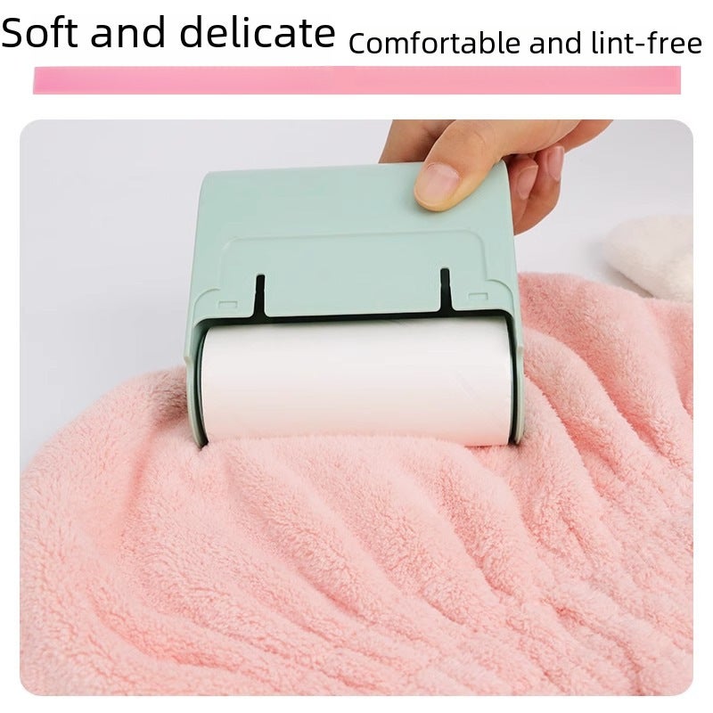 Generic Butterfly Knot Quick-Dry Hair Towel Wrap Camellia powder - Image 3