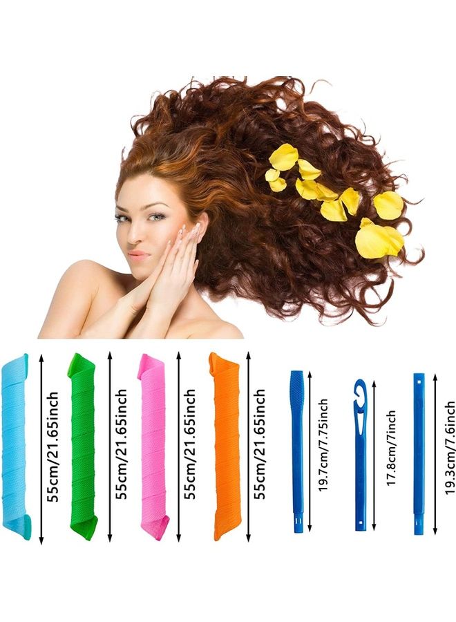 نيبمينينت مجموعة أدوات تجعيد الشعر اللولبية غير الحرارية من 40 قطعة متعدد الألوان - Image 2
