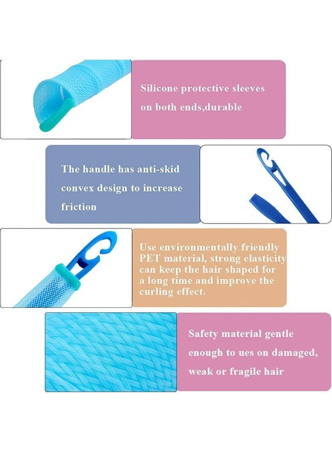 نيبمينينت مجموعة أدوات تجعيد الشعر اللولبية غير الحرارية من 40 قطعة متعدد الألوان - Image 3