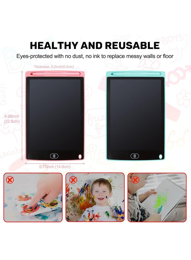 8.5 Inch Portable LCD Writing Tablet with Pen for Painting, Graffiti, Writing for Kids - Black - Image 4