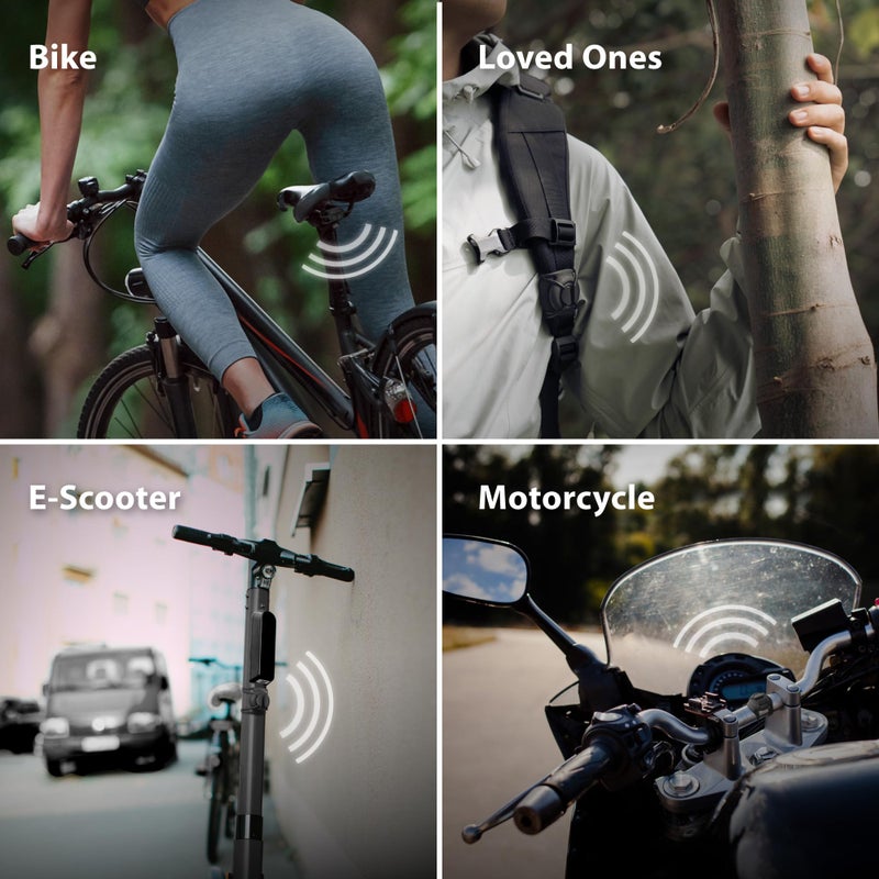BONE Bike Air Tracker Tag Strap, Hidden Bicycle GPS Tracker Case for Apple Tag, Ultra-Lightweight Scratch-Free & Waterproof Silicone Holder, Anti-Theft Seatpost Mount for Mountain Bikes & Scooters - Image 5