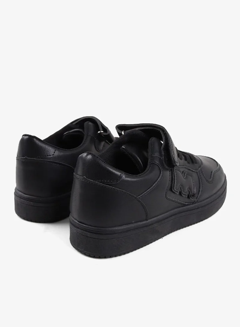 Viny Black Viny Unisex School Sneakers – Lace-Up – Back to School Essentials – Black  | Best Price UAE
