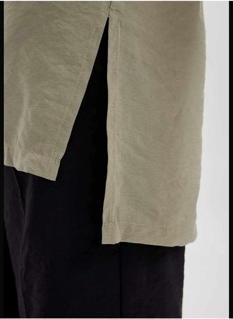 ديفاكتو Woman Woven Long Sleeve Tunic