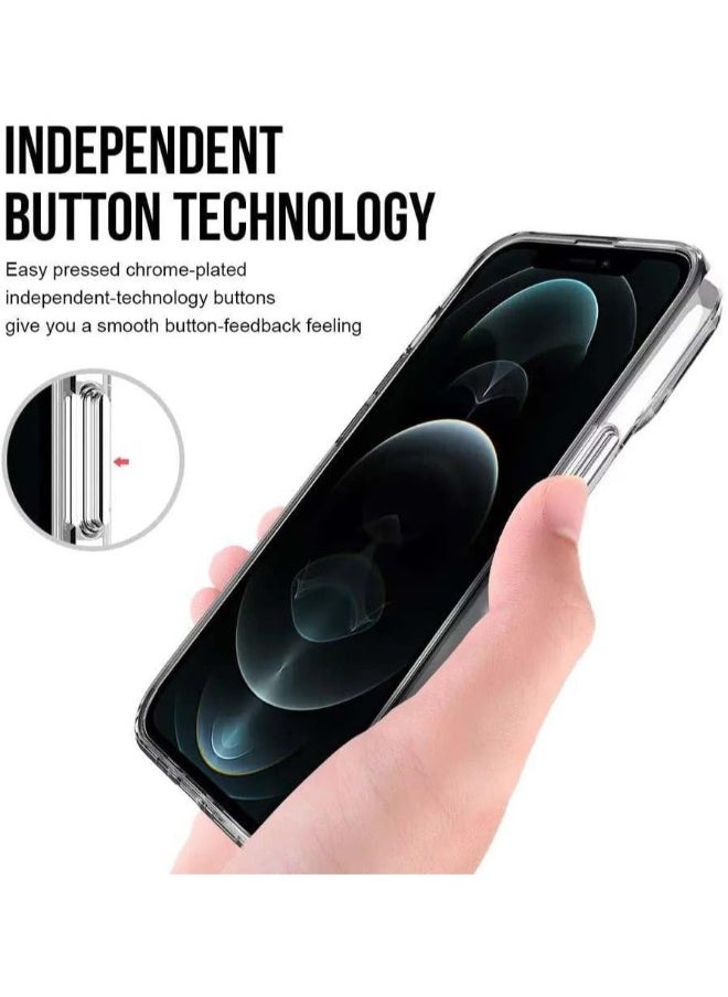 Space - Clear Case for iPhone 15 Pro Max - Drop Protection, Scratch Resistant, Anti-Yellowing with Dual Layer Protection, Slim and Clear Design - Image 1