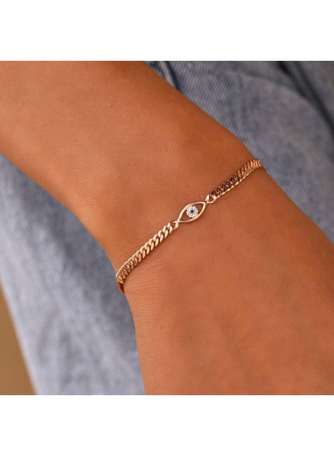 Dainty Gold Bracelets for Women, 14K Gold Plated Layered Bracelet Simple Sparkle Twisted Chain Bracelets Adjustable Diamond Bracelets Set Gold Jewelry for Women - Image 2
