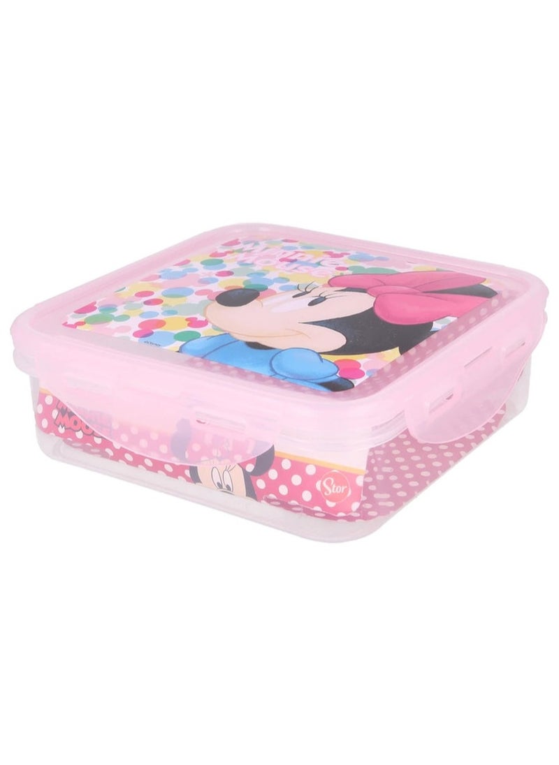 STOR STOR Square Hermetic Food Container 750ml, Minnie Mouse  - Image 3