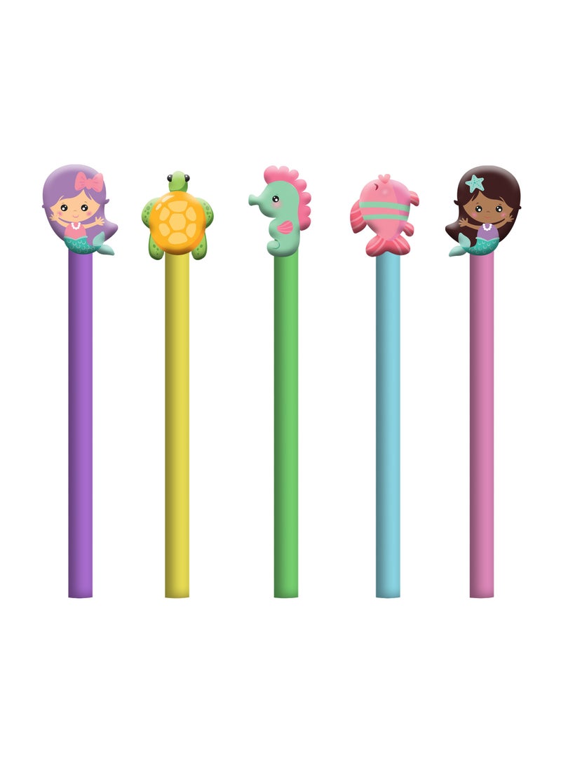 Hinkler Magical Mermaids Coloring & Activity Set – Creative Kit with Stickers, Coloring Pages & Activities for Kids - Image 2