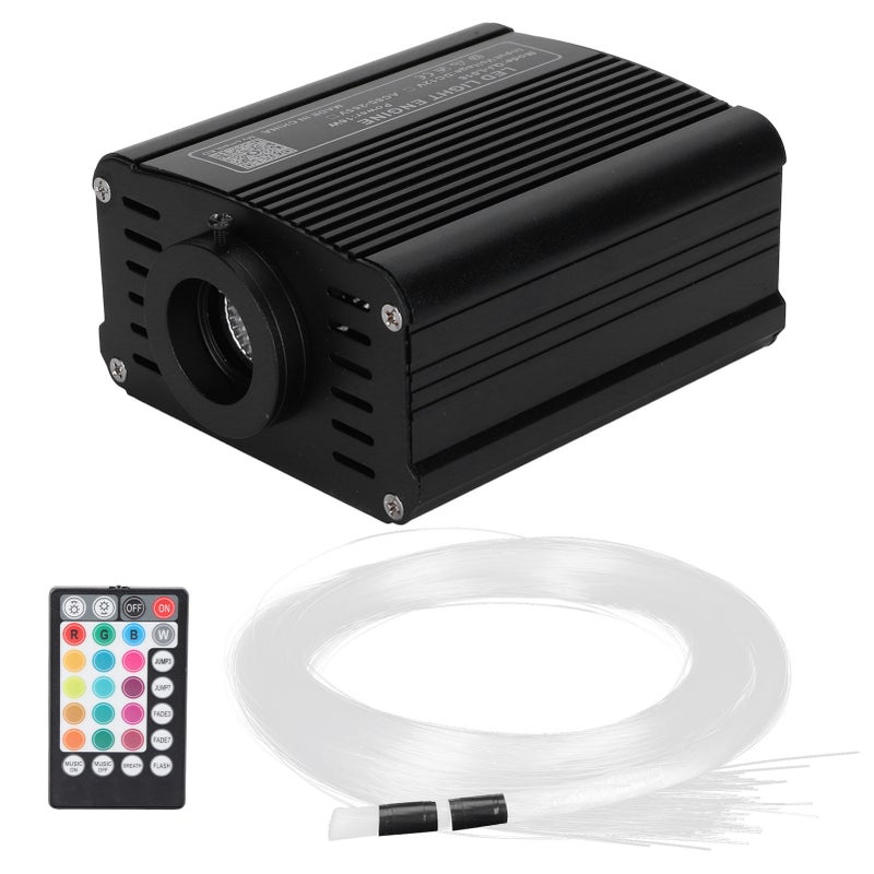 طقم إضاءة سقف LED ضوئي ألياف 16 واط RGBW مع تحكم عبر التطبيق وكابل ألياف بطول 2 متر - Image 2