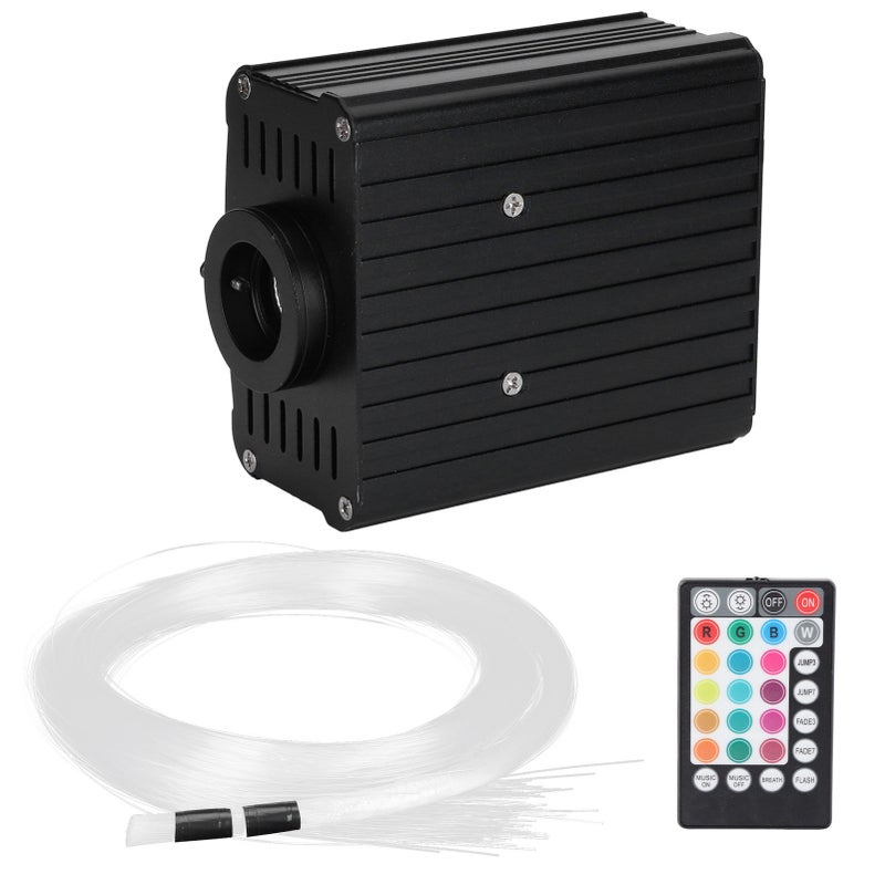 طقم إضاءة سقف LED ضوئي ألياف 16 واط RGBW مع تحكم عبر التطبيق وكابل ألياف بطول 2 متر - Image 4