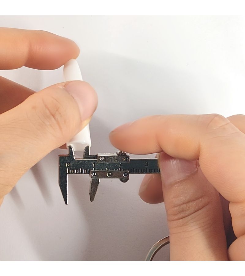 2 Piece Zinc Alloy Keychain Multitool Set Screwdriver Wrench Bottle Opener Caliper - Image 1