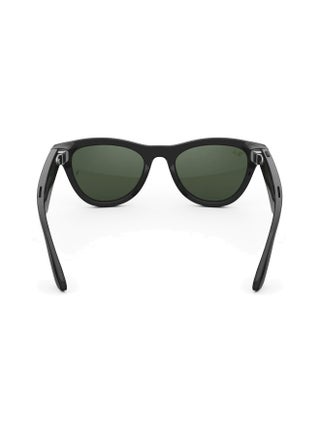 RAY-BAN Skyler (Gen 2) Shiny Black Frame Clear to Graphite Green Transitions Lens Standard High bridge Shiny Black Clear to Graphite Green Transitions - view 4