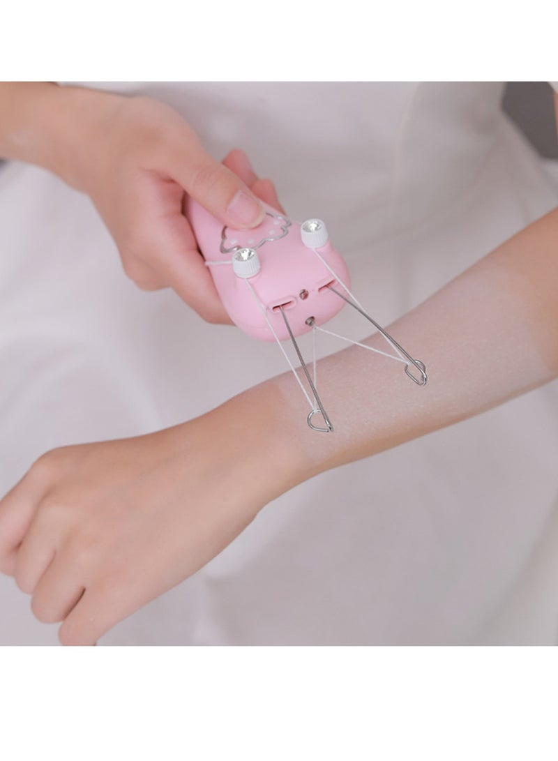 PULUZ Threading Hair Removal, Hair Removal Device, Electric Threading Epilator USB Hair Remover for Facial & Body Hair Removal with Cotton Thread Roll - Image 2