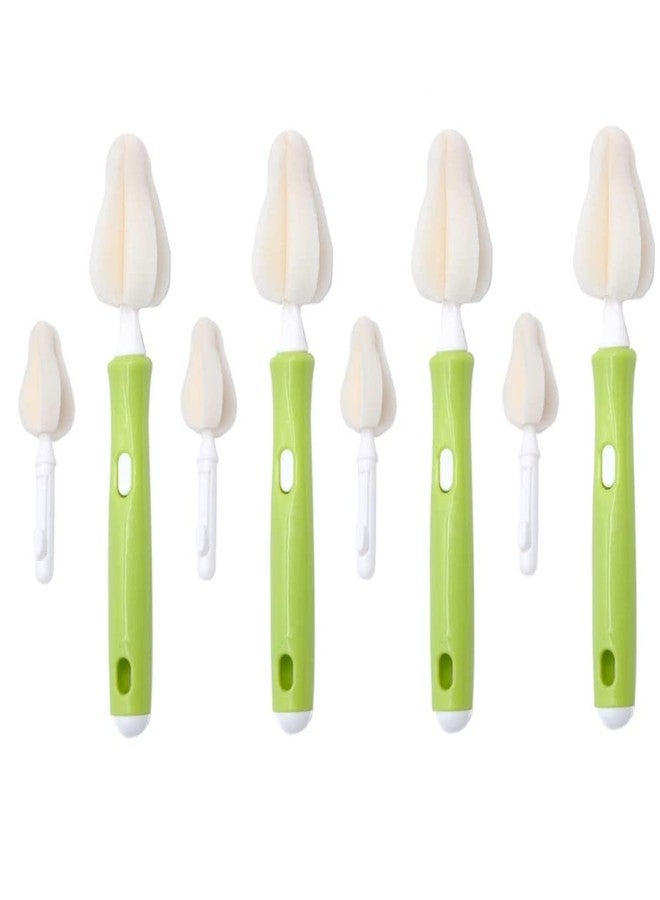 Joayuezo 8PCS Milk Bottle Nipple Brushes Pacifier Sponge Cleaning Brush for Bottles and Accessories - Image 1
