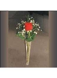 Gadjit Gadjit Vinyl Window Vase Single Stem Style  Suctions to Windows and Mirrors Holds 1 stem Greenery and Water Clear Flexible Vinyl  - Image 4