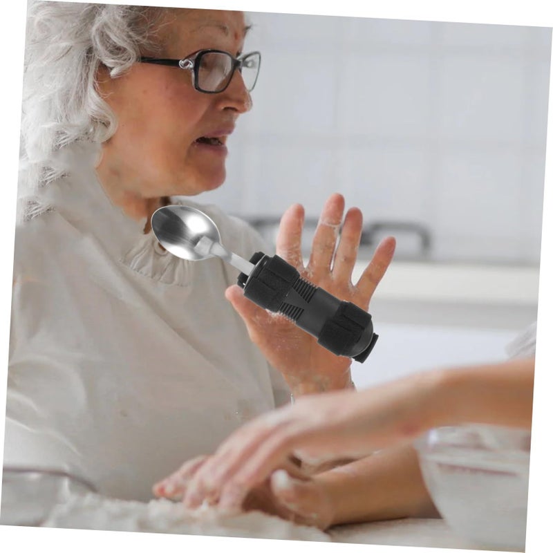 Adaptive Spoon For Elderly Easy Hold Adult Dining Utensil Disabled Senior - Image 4