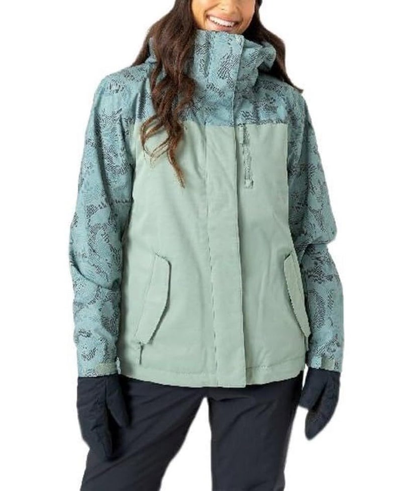 Roxy Women's Jetty Block Jacket – 10K Waterproof, Insulated Snow Jacket, PFAS-Free, Recycled Fabric, Lily, Medium - Image 5