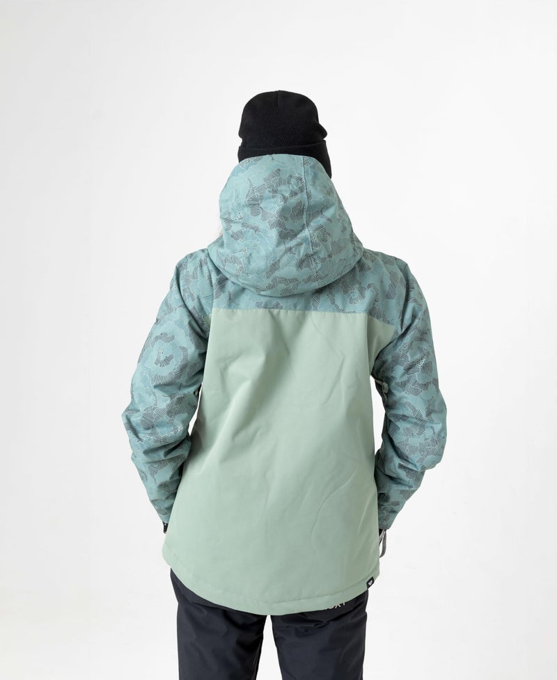 Roxy Women's Jetty Block Jacket – 10K Waterproof, Insulated Snow Jacket, PFAS-Free, Recycled Fabric, Lily, Medium - Image 2