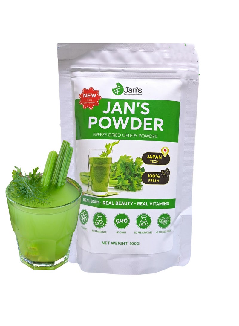 Jan's Powder (Freeze Dried Celery Powder)100g