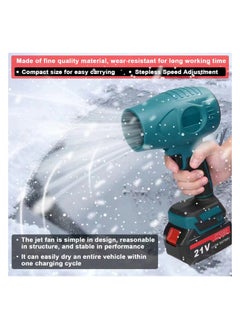 OLUDENIZ 2000W Brushless Handheld Turbo Blower – Multi-Purpose Dust and Leaf Blower with Rechargeable Lithium Battery  - Image 4