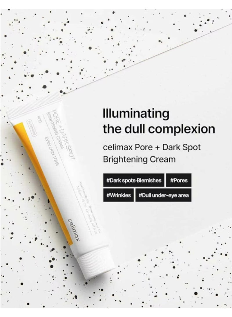 Celimax Pore + Dark Spot Brightening Cream 50ml, Niacinamide 5% and Tranexamic Acid 2%, Brightening Face Cream for Dark Spots, Uneven Skin Tone, Enlarged Pores, Gentle Daily Skincare for All Skin Types - Image 5