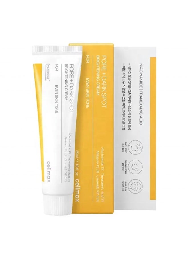 Celimax Pore + Dark Spot Brightening Cream 50ml, Niacinamide 5% and Tranexamic Acid 2%, Brightening Face Cream for Dark Spots, Uneven Skin Tone, Enlarged Pores, Gentle Daily Skincare for All Skin Types - Image 3