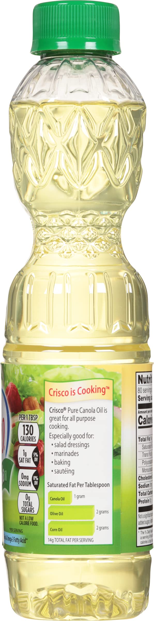 Crisco Pure Canola Oil, 40 Fluid Ounce - Image 3
