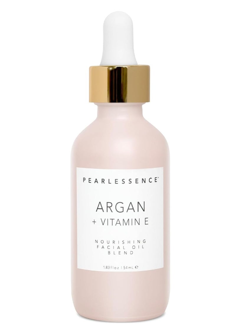 Pearlessence Pearlessence Argan & Vitamin E Facial Oil | Powerful Hydration to Help Balance, Revive & Rejuvenate Skin | Made in USA, Cruelty Free & Paraben Free  - Image 1