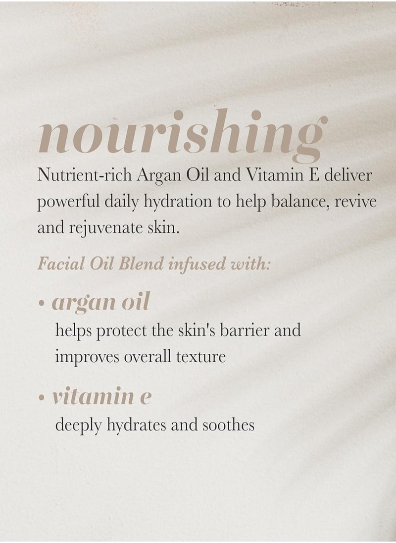 Pearlessence Pearlessence Argan & Vitamin E Facial Oil | Powerful Hydration to Help Balance, Revive & Rejuvenate Skin | Made in USA, Cruelty Free & Paraben Free  - Image 2