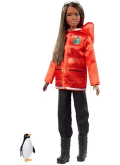 Mattel BARBIE Barbie GDM45 Polar Marine Biologist Doll, Multicolour  - Image 1