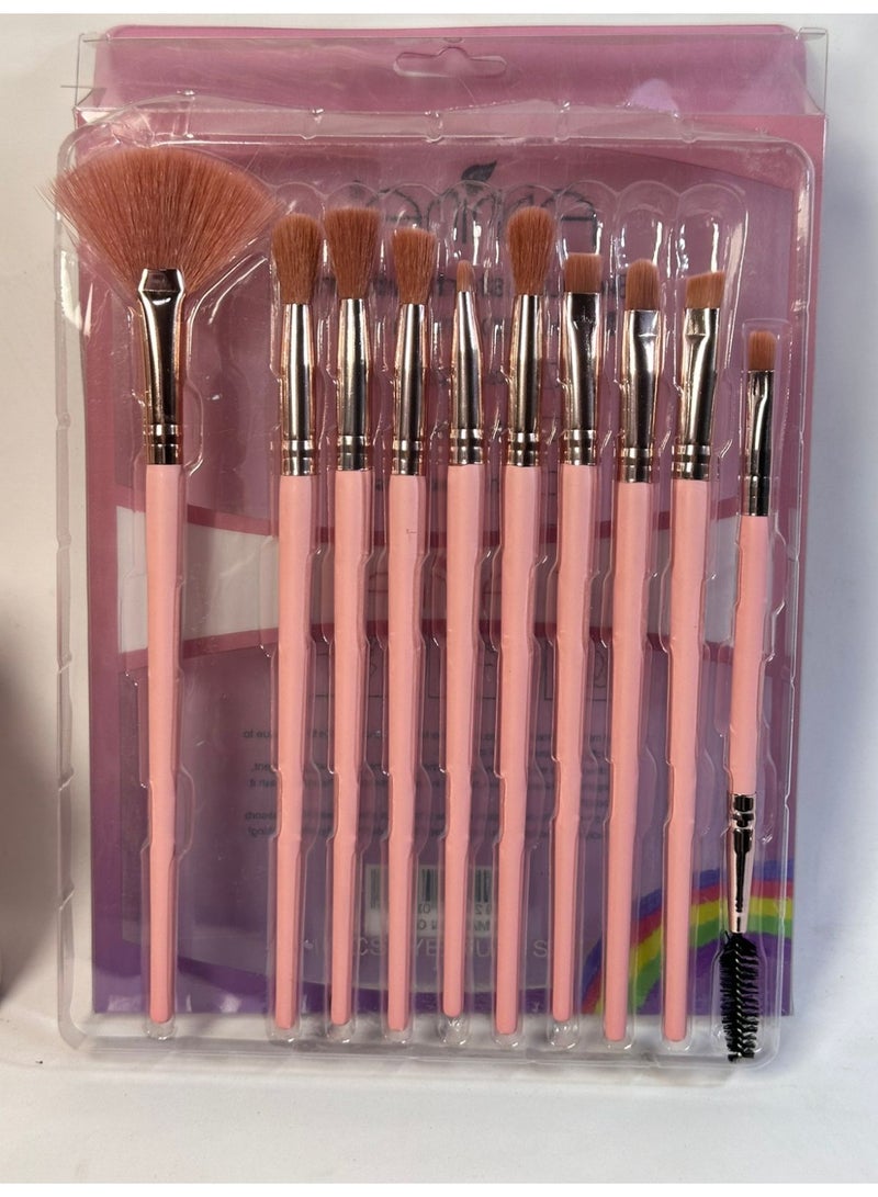 Professional 10-piece Makeup Brush Set for Flawless Makeup Application - Image 2