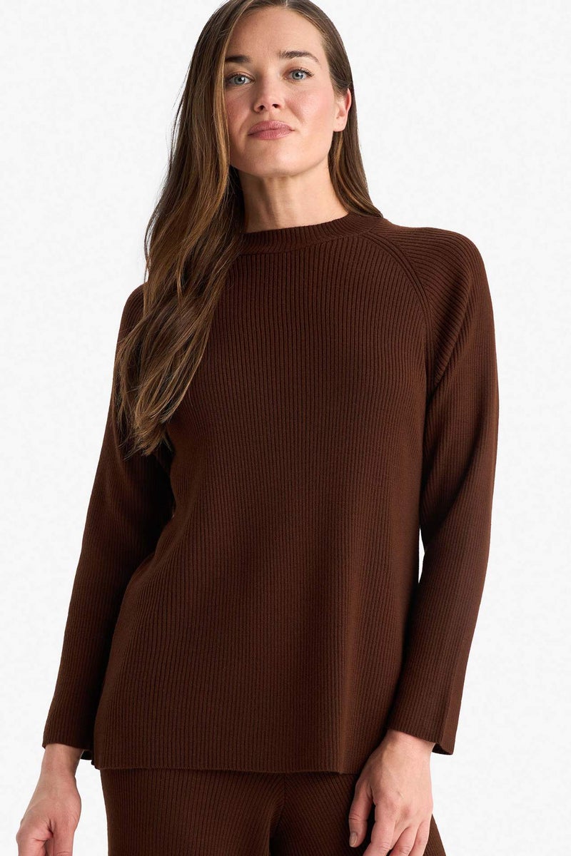 DeFacto Regular Fit Crew Neck Pullover - Image 1