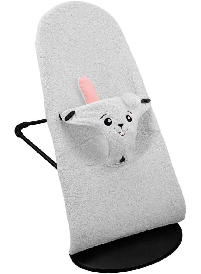 JYOKO JYOKO Kids Hammock Cover Compatible with Babybjorn Soft, Balance, with Sensory Toy (Rabbit, Polar Teddy)  - Image 2