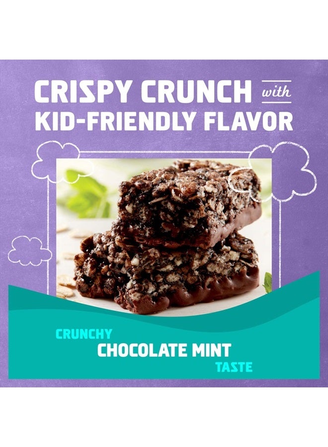 Clif Kid ZBar CLIF Kid Zbar Protein - Chocolate Mint - Crispy Whole Grain Snack Bars - Made with Organic Oats - Non-GMO - 5g Protein - 1.27 oz. (15 Pack)  - Image 4