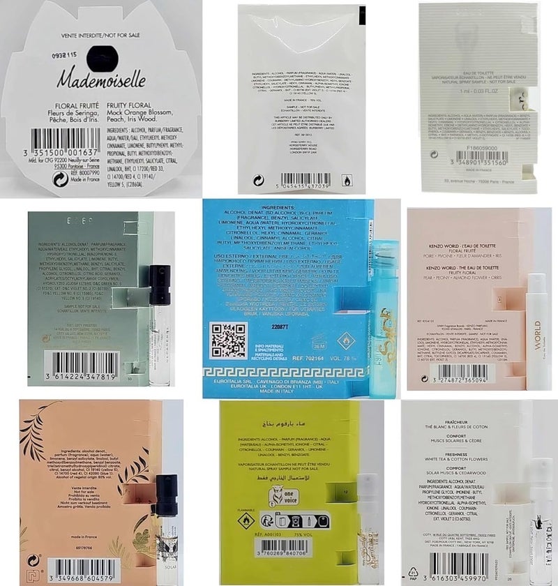 Designer Perfume Sampler Set Lot x 12 Sample Vials - High End Fragrance Samples for Women, 12 Piece Set - Image 5