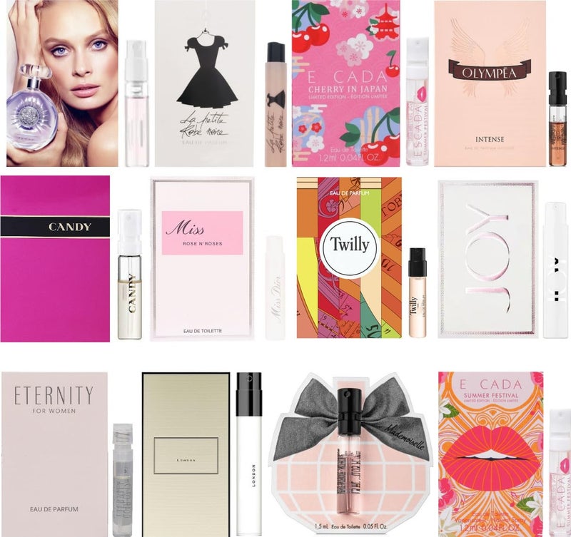 Designer Perfume Sampler Set Lot x 12 Sample Vials - High End Fragrance Samples for Women, 12 Piece Set - Image 2
