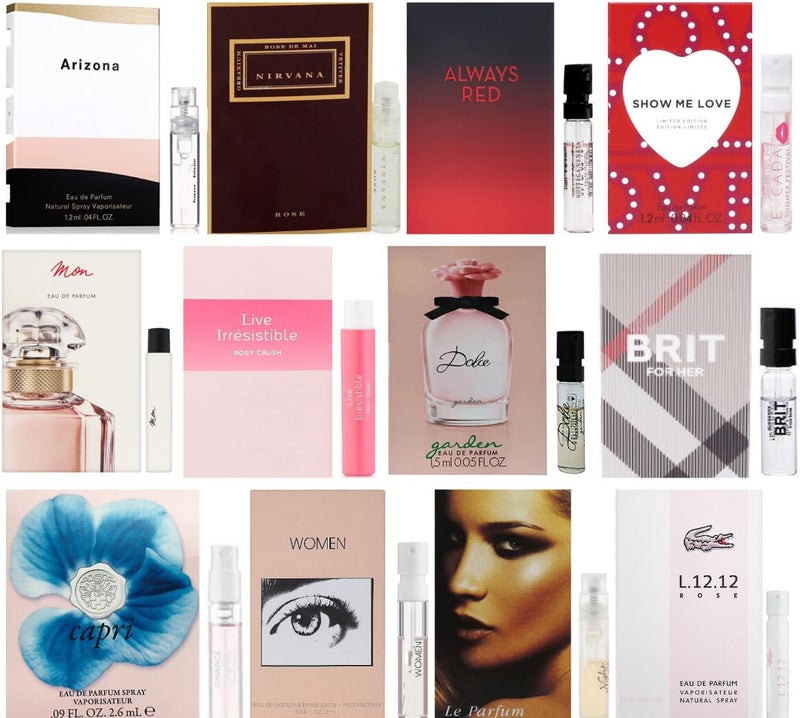Designer Perfume Sampler Set Lot x 12 Sample Vials - High End Fragrance Samples for Women, 12 Piece Set - Image 3