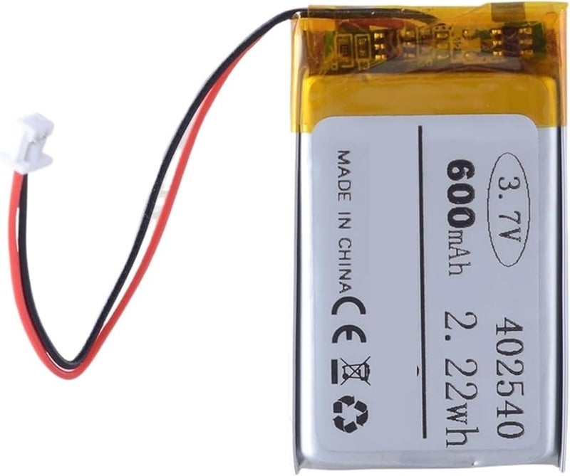 10Pcs 3 7V 600mAh Lithium Ion Rechargeable Battery - Image 2